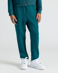 Girls Deep Emerald & Black Relaxed Joggers 2-Pack