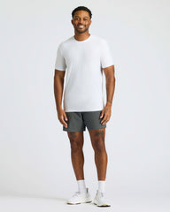 All White Active Crew Neck 3-Pack