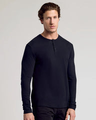 All Black Classic Henley 3-Pack
