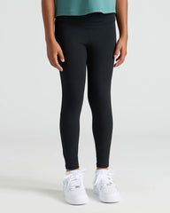 Girls All Black Foldover Legging 3-Pack