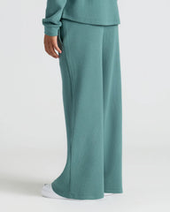 Girls Waffle Wide Leg Pants 3-Pack
