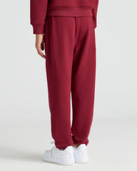 Girls Black & Dark Maroon Relaxed Joggers 2-Pack