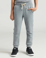 Boys' Black & Medium Heather Gray Fleece Joggers 2-Pack