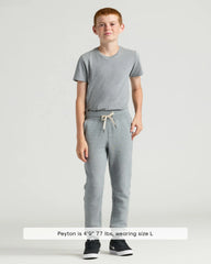 Boys' Black & Medium Heather Gray Fleece Joggers 2-Pack