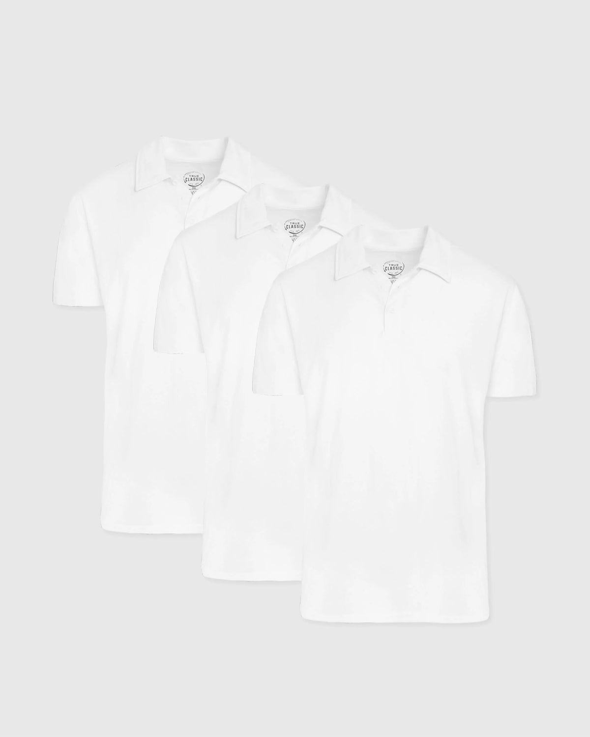 White Classic Polo 3-Pack